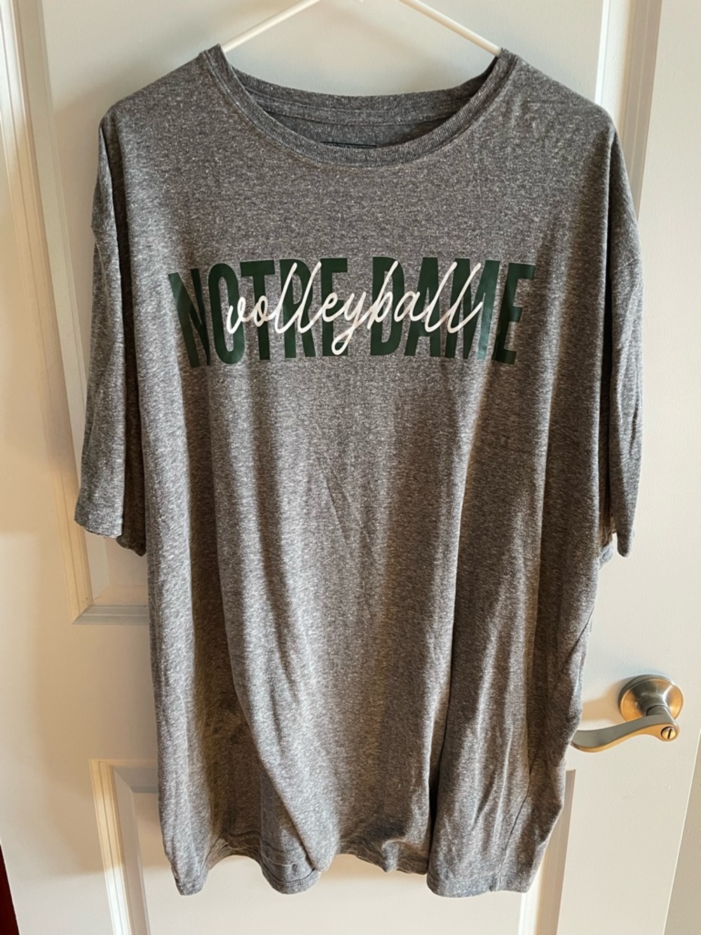 Womans north and Acrux notre dame volleyball short sleeve t shirt